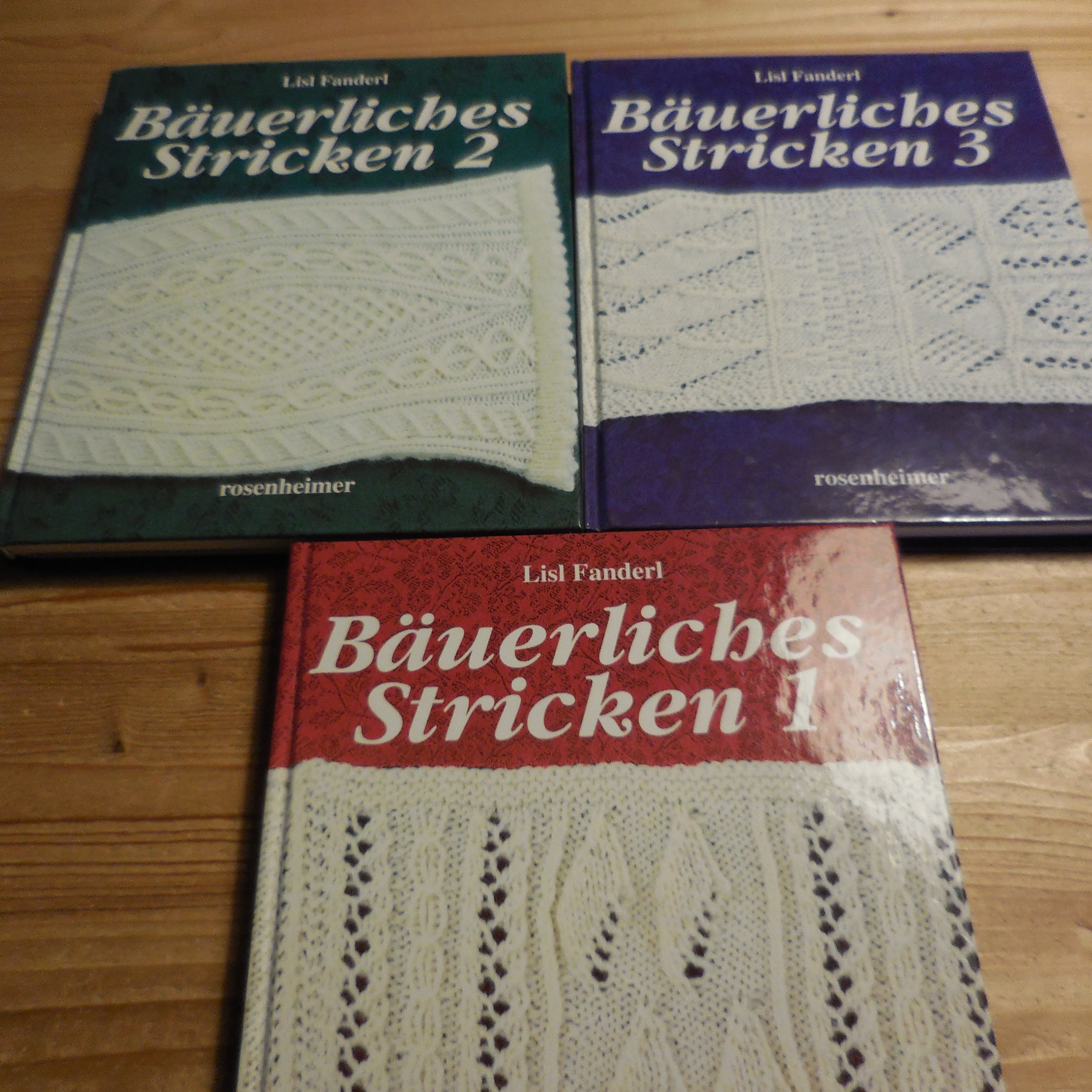 Bücher - Bäuerliches Stricken, Bd. 1 - 3, AUSVERKAUF