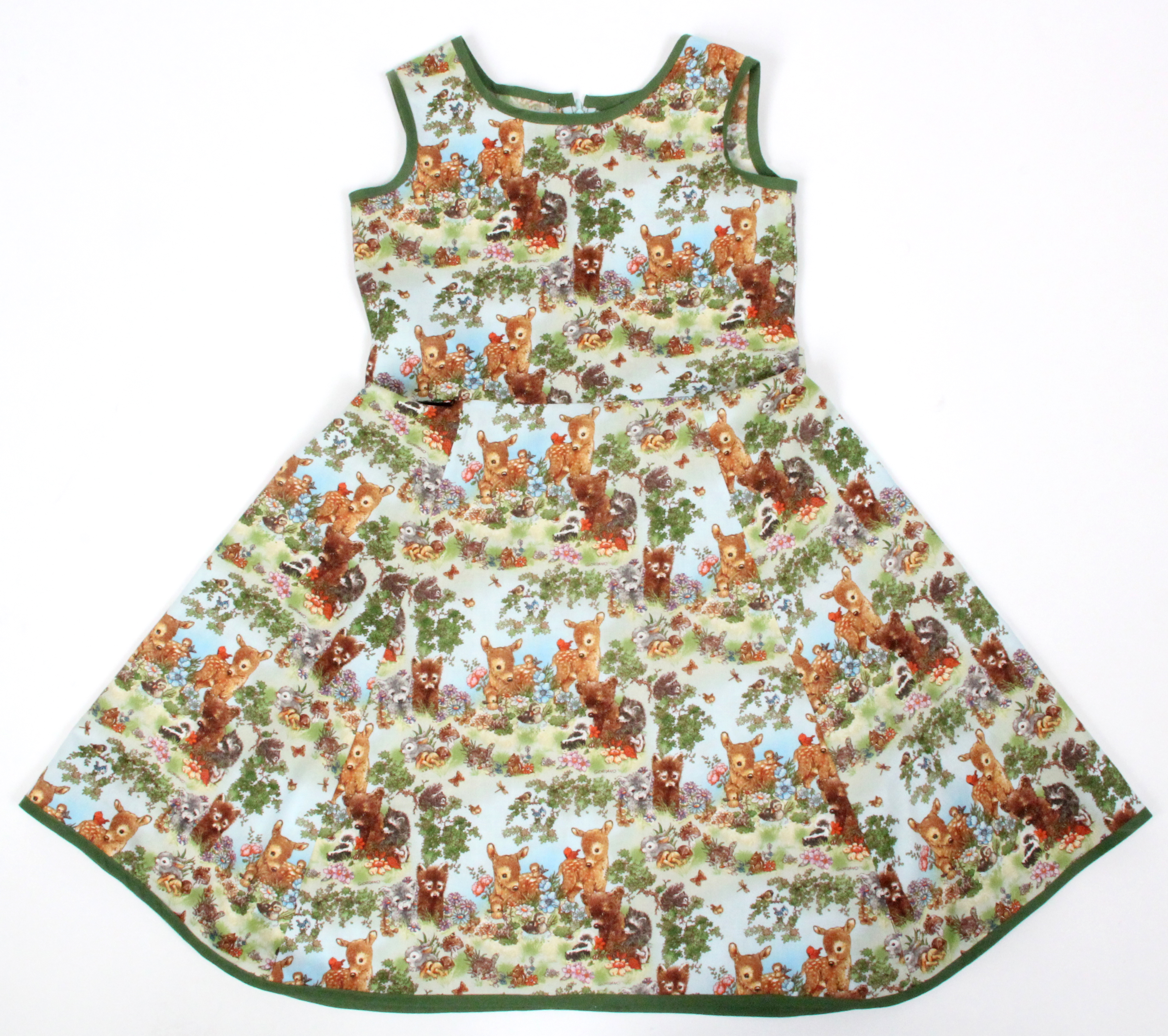 Kinder Kleid Waldtiere, CH Prod. 20% Ausverkauf